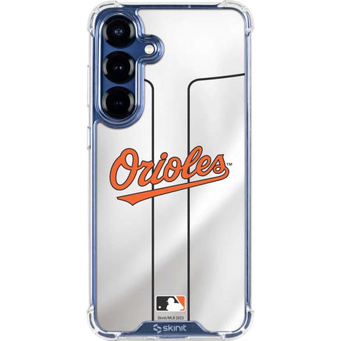 MLB Baltimore Orioles Home Jersey Galaxy S25 Clear Case